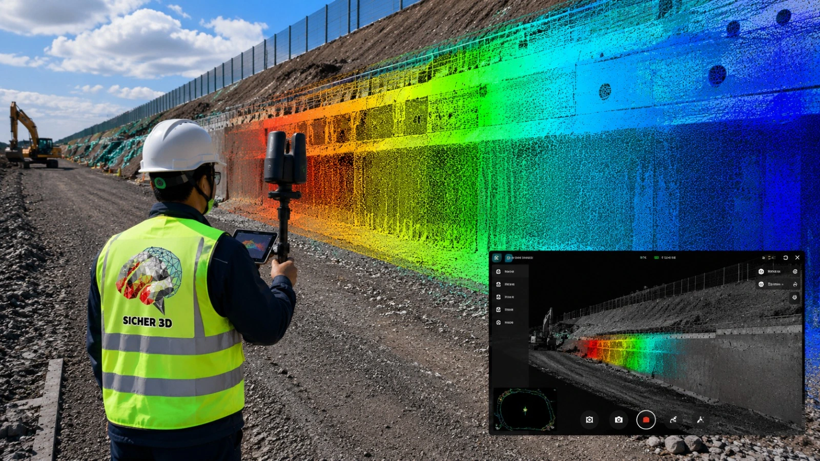 3D laser scanning and point cloud capture — Sicher 3D, Dubai